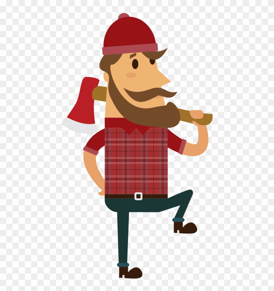 Lumberjack-241574 - Transparent Lumberjack Clipart - Png Download