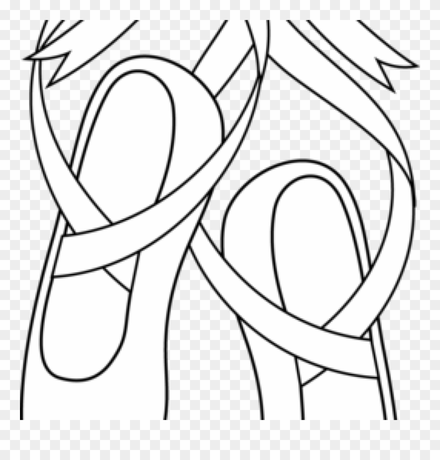 Ballerina Shoes Clip Art Ballet Slippers Line Art Free - Dance Shoes Clipart - Png Download