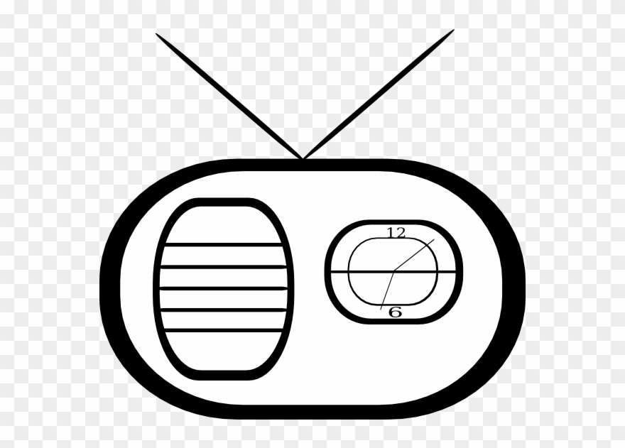 Download Png Black And White Box Character Wikipedia - Black And White Radio Clip Art Transparent Png