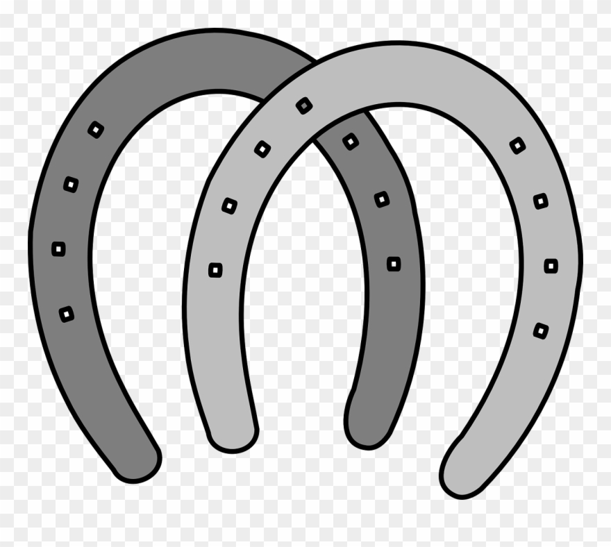 Hufeisen, Pferde, Grau, Metall - Horseshoe Clipart Clear Background - Png Download