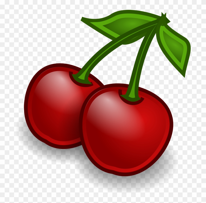 Clipart - Fruit-cherries - Fruit Clip Art - Png Download