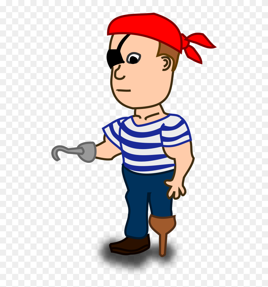 Cartoon - Pirate Clip Art - Png Download