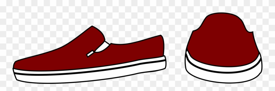 Slip On Shoe Sneakers High Heeled Shoe Ballet Shoe - Slip On Shoes Clipart - Png Download