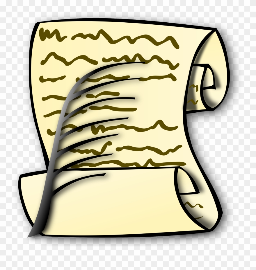 Scroll Clip Art Download - Bill Of Rights Png Transparent Png