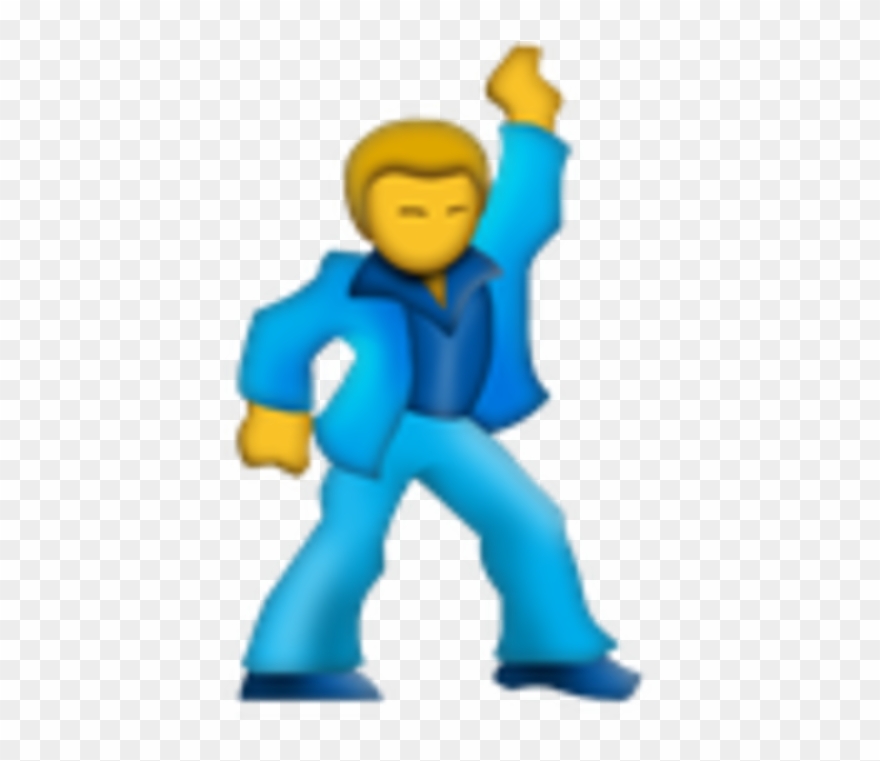 Tanzender Mann - Boy Dancing Emoji Clipart