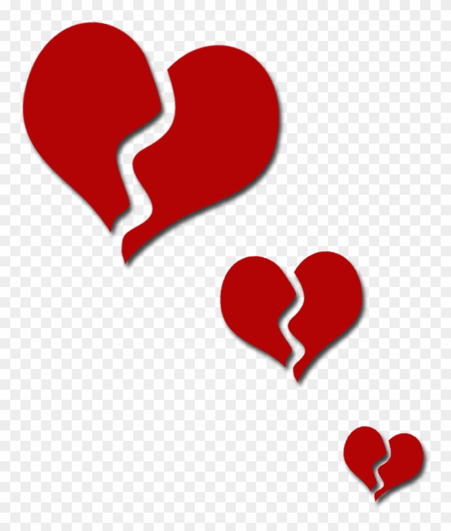 Broken Cliparts - Broken Hearts Clip Art - Png Download