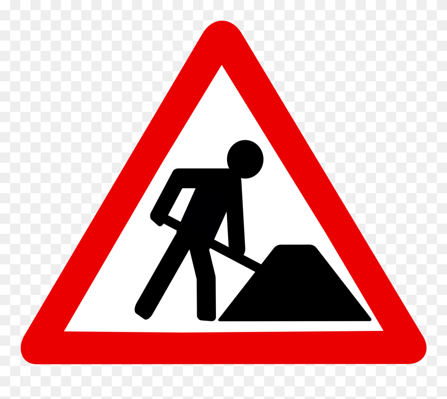 An Der Arbeit - Señales De Trafico Individuales Clipart