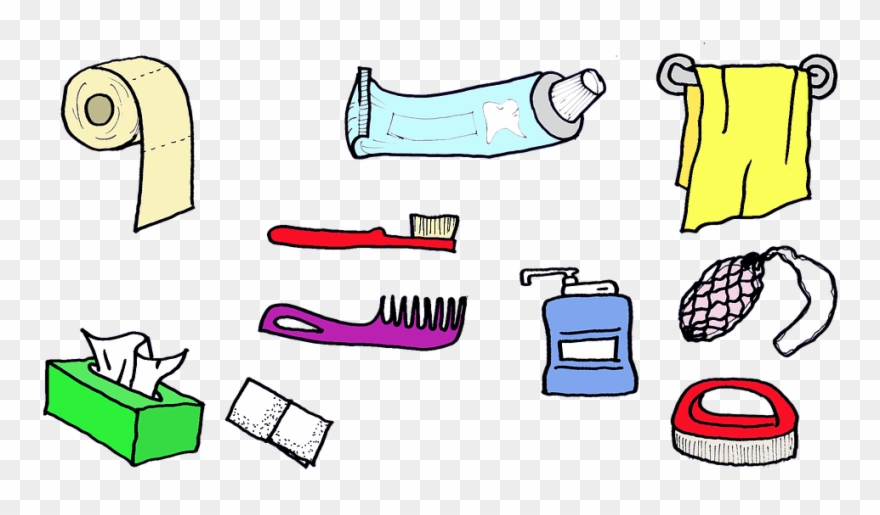 Was Natürlich Auch Bei Keiner Reise Fehlen Darf Ist - Objetos De Higiene Personal Clipart
