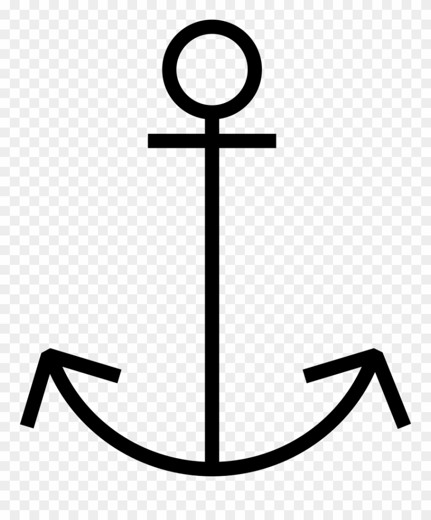 Png Free Stock Anchor Clip Basic - Basic Anchor Transparent Png