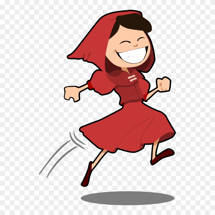 Image 50's Sock Hop Clipart - Red Riding Hood Cartoon Png Transparent Png