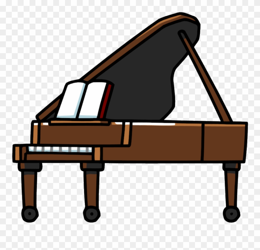 Grand Piano Cartoon Png Clipart