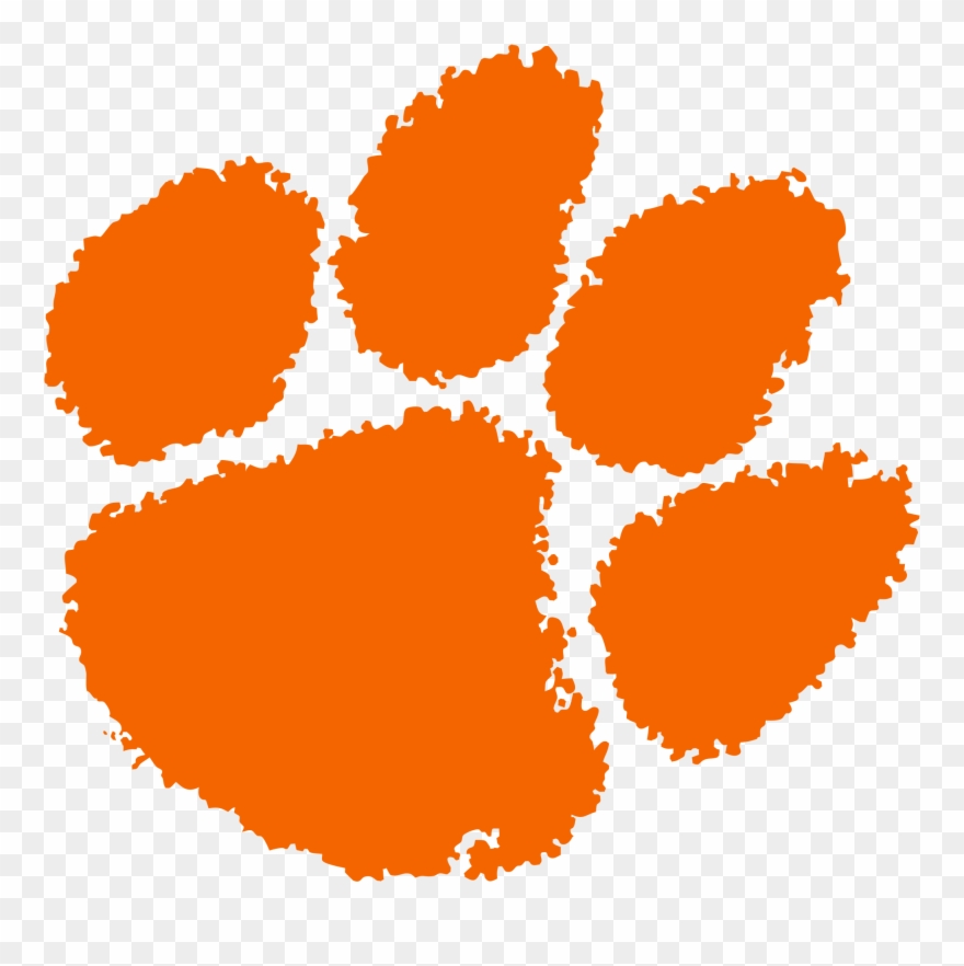 Fileclemson University Tiger Paw Logo - Clemson Paw Clipart