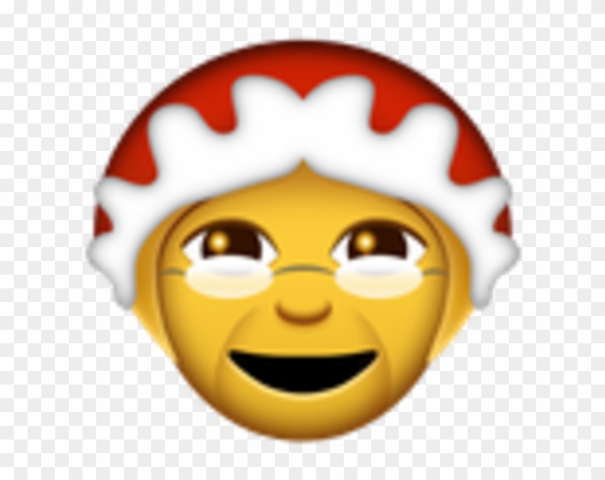 Mother Christmas H - Newest Emoji Clipart