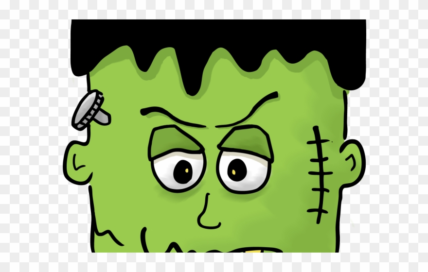 Frankenstein Clipart Face - Clip Art Frankenstein Halloween - Png Download