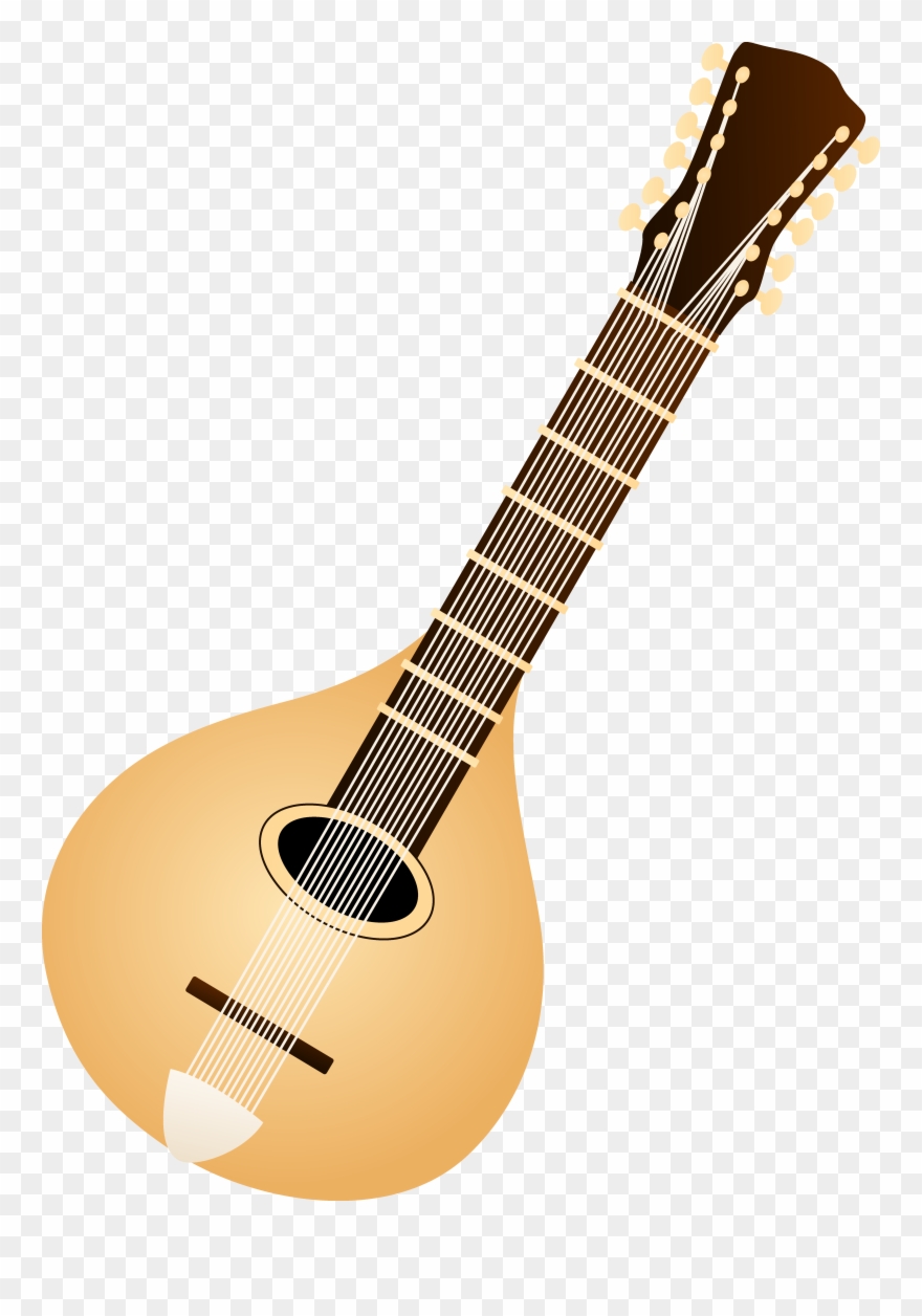 Klarinette Mandoline Gesang Ukulele Tinwhistle - Mandolin Clipart - Png Download
