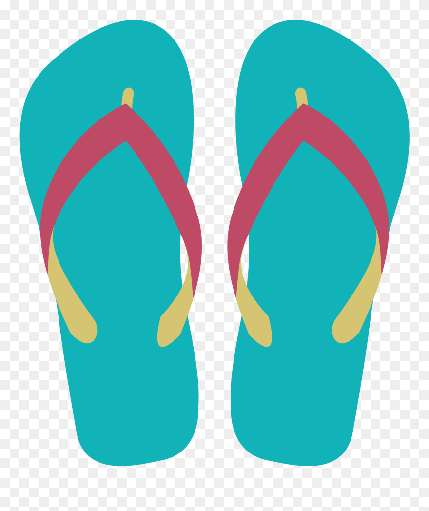 Baseball - Flip Flop Clipart - Png Download