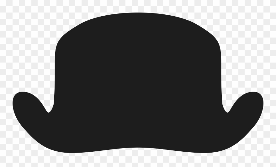 Movember Bowler Clipart Image - Clip Art - Png Download