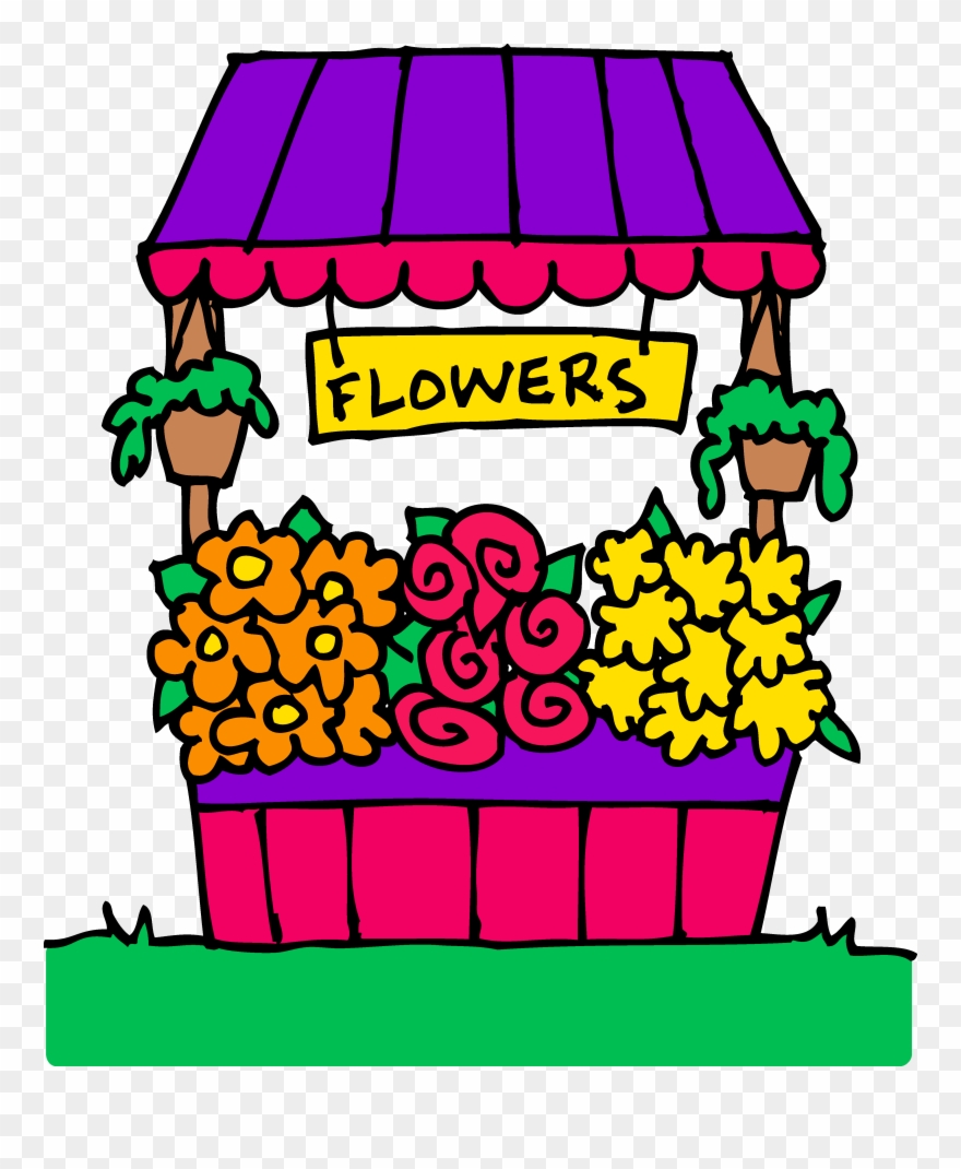 Disney Princess Coloring Pagescom Scicomnyccom - Flower Shop Png Clipart