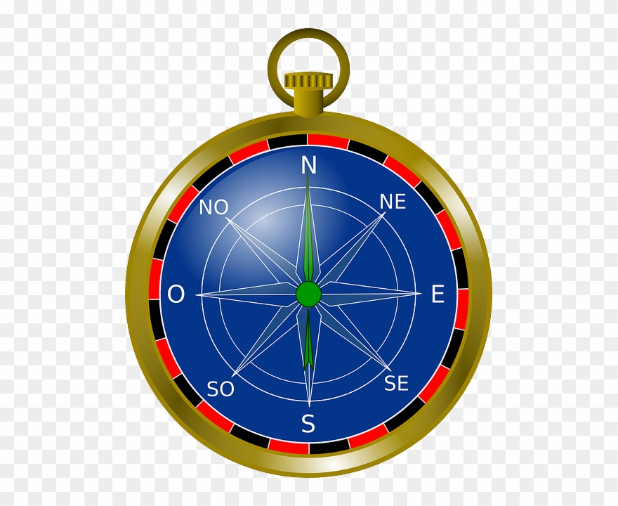 Compass Clipart Etc Clipartcow Image - Geography Clip Art - Png Download
