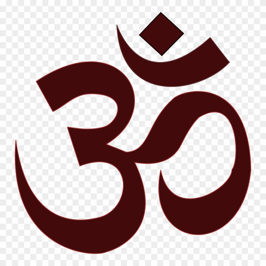 Om Symbol Ganesha Hinduism Meditation - Om Clipart - Png Download