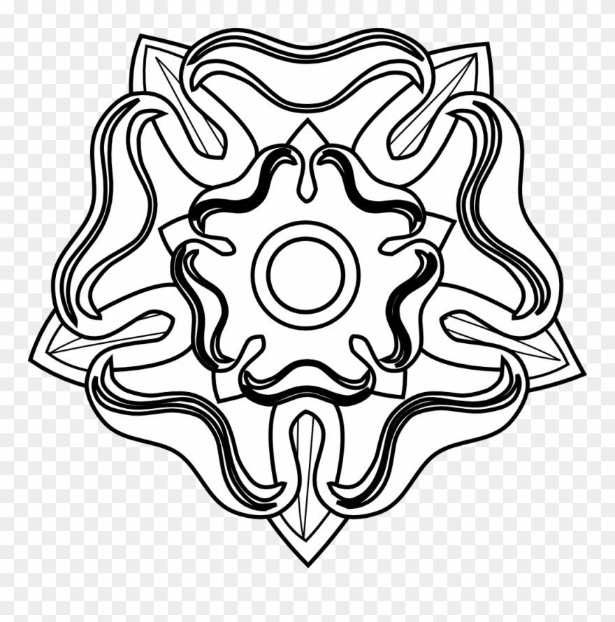 White Rose Clip Art Free - York Clipart - Png Download