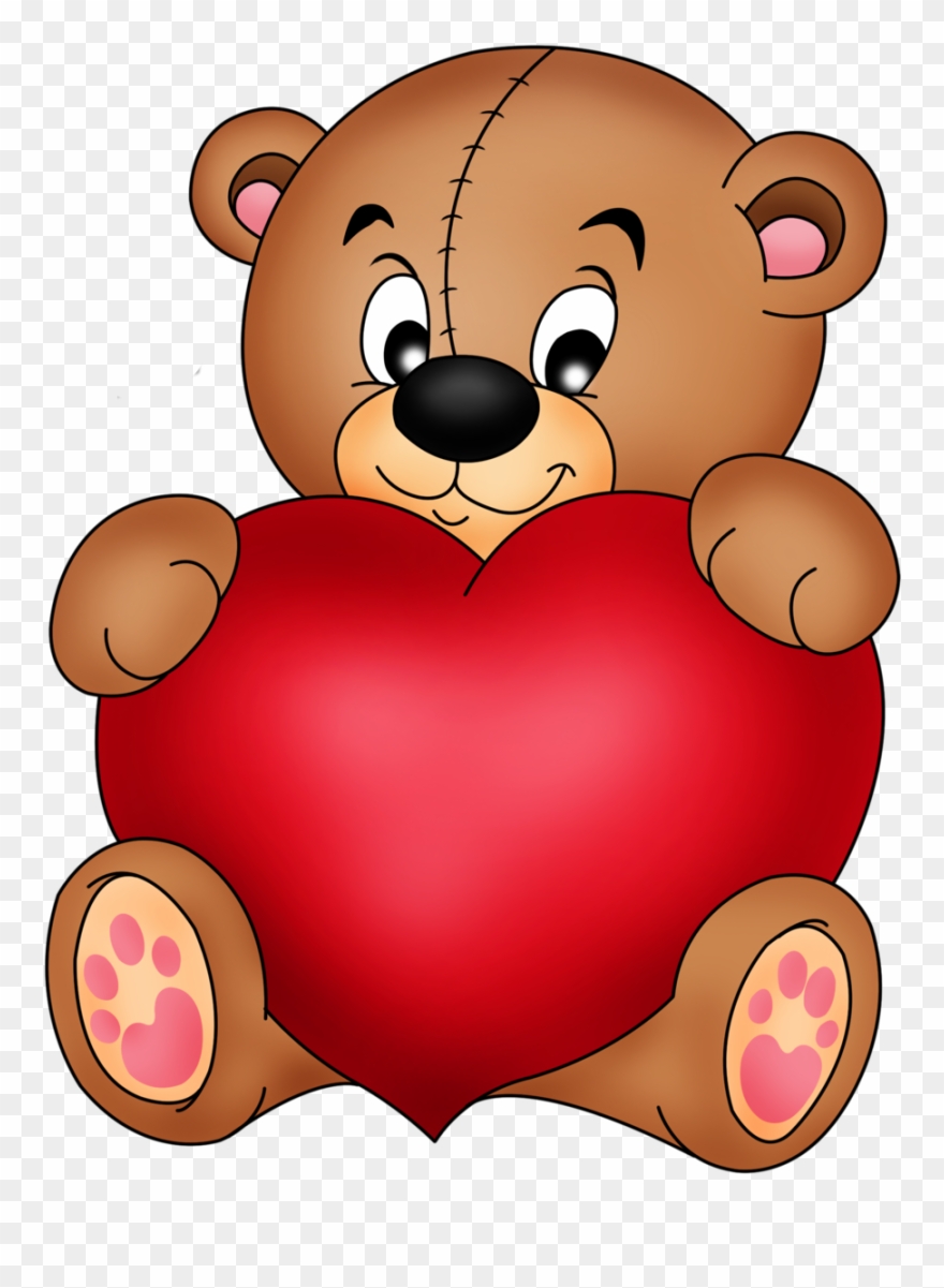 Pig Clip Art - Cute Teddy Bears With Hearts - Png Download