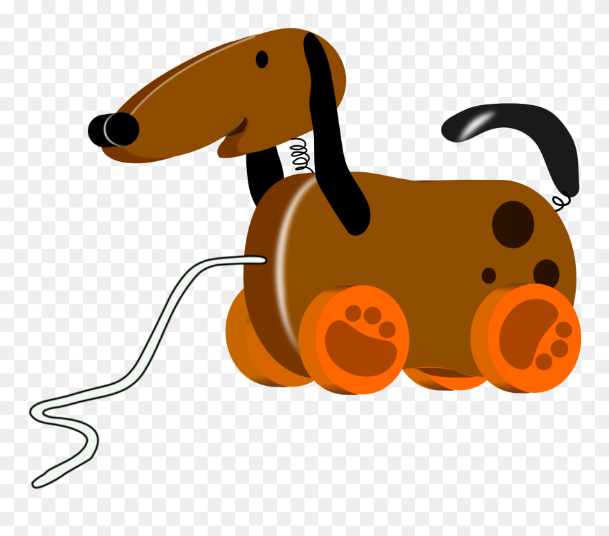 Puppy Labrador Retriever Dog Toys Chew Toy - Pull Toy Clipart - Png Download