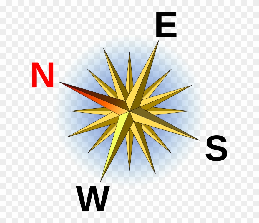 Compass Rose En Small Ene - Cool Compass Rose Designs Clipart