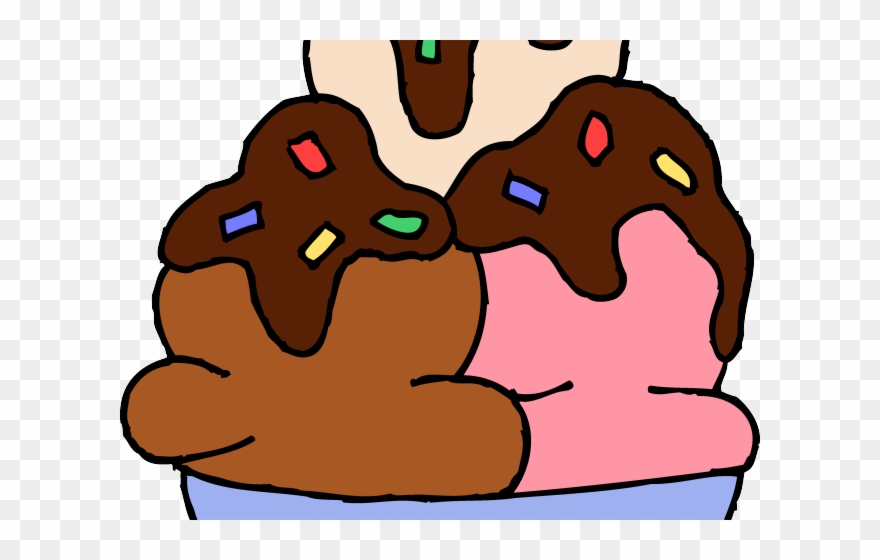 Cherry Clipart Sundae - Banana Split Clip Art - Png Download