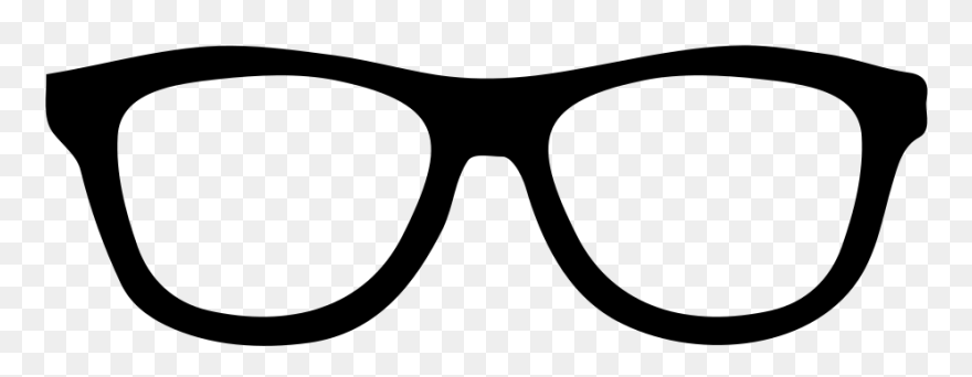 Geek Clipart Broken Glass - Cut Out Hipster Glasses - Png Download