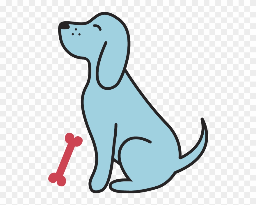 Pet Clipart One Dog - Dog - Png Download