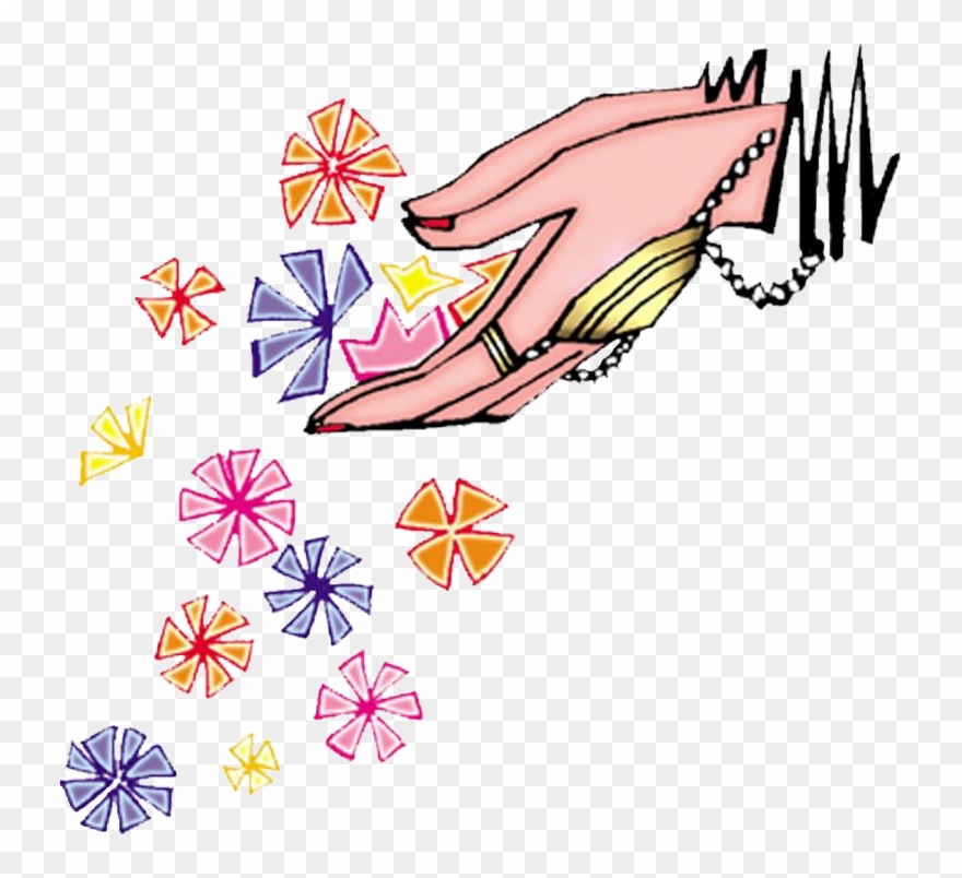 File Format, Png Format, Photoshop, Clip Art, Illustrations - Flower With Hand Clipart Transparent Png