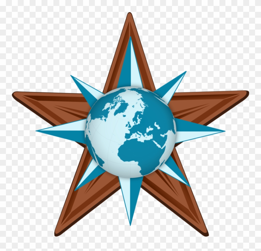 Clip - Image - Picture - Geography - Compass - Challenge Of Globalization And Institution Building: - Png Download