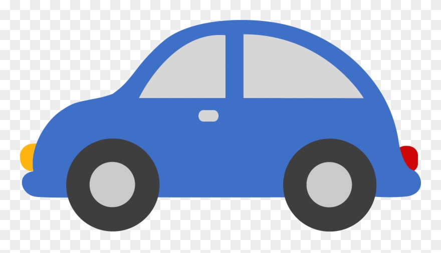 Barn - Blue Toy Car Clipart - Png Download