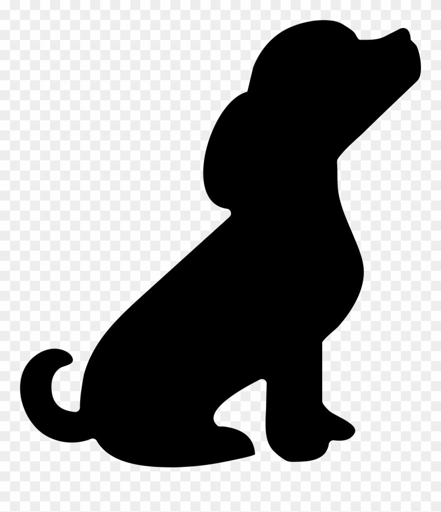 Puppy Silhouette Png Transparent Clip Art Imageu200b