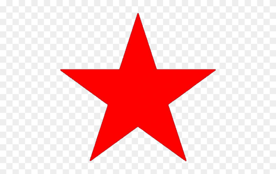 Clip Arts Related To - Transparent Background Red Star - Png Download