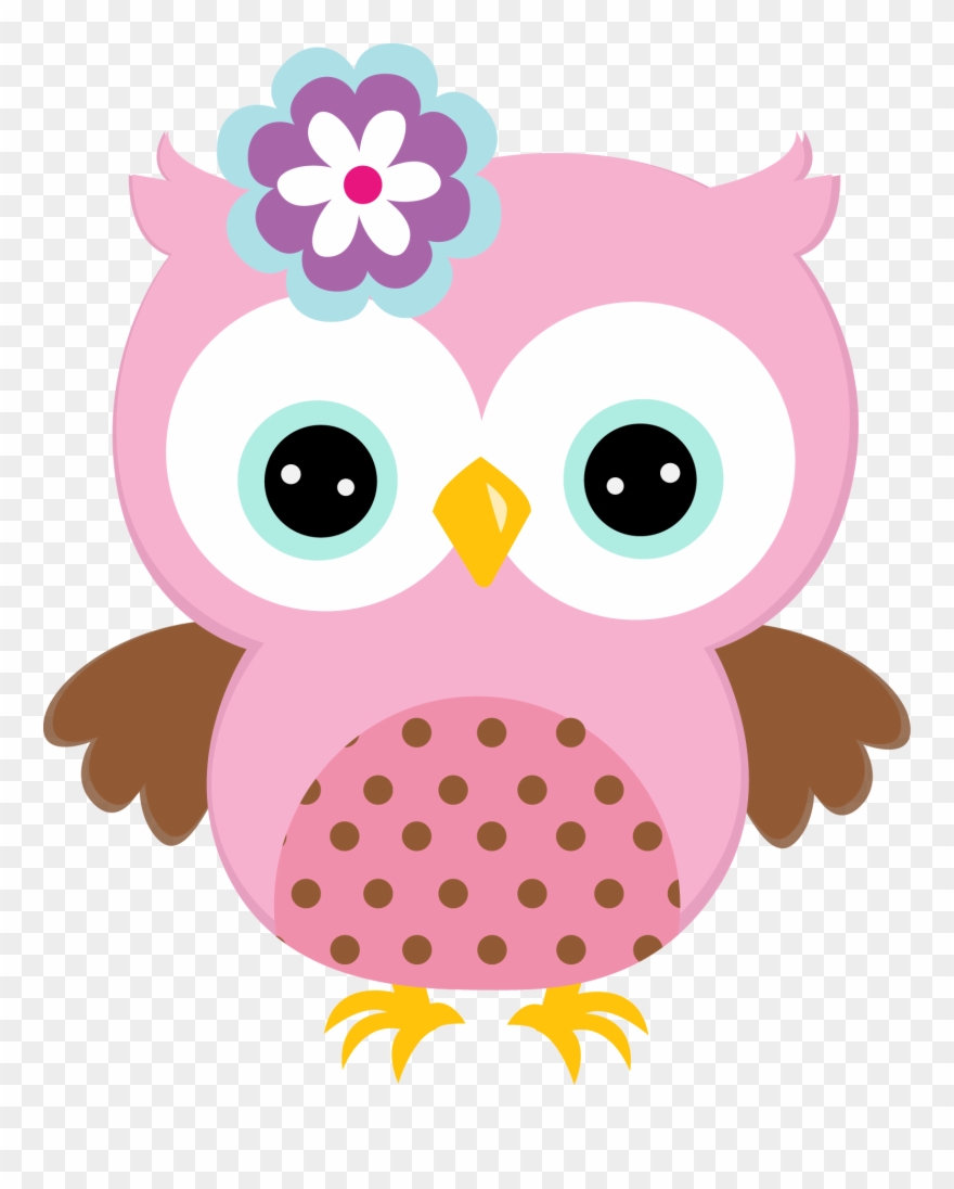 Gifs Y Fondos Pazenlatormenta - Pink Owl Cartoon Clipart