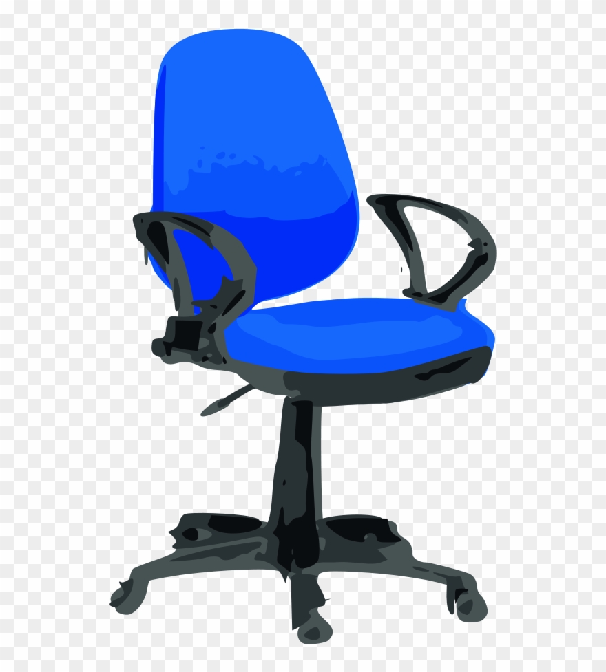 Free Desk Chair-blue With Wheels - Sensor In Daily Life Clipart