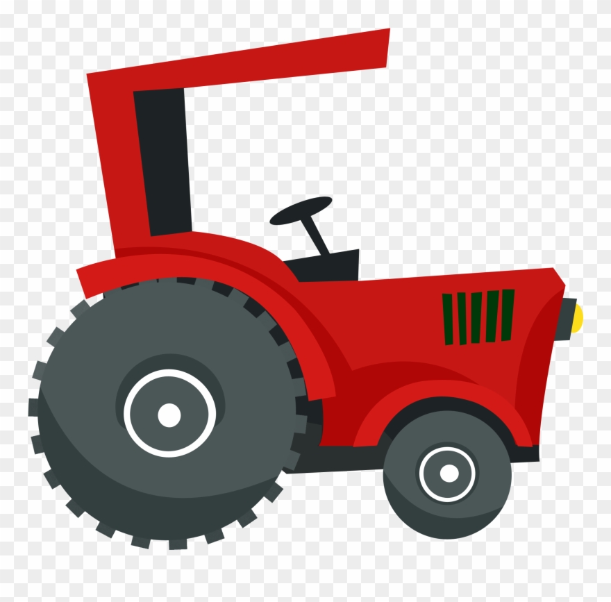 Farm Party, The Farm, Svg File, Tractors, Farms, Craft - Desenho Trator Verde Png Clipart