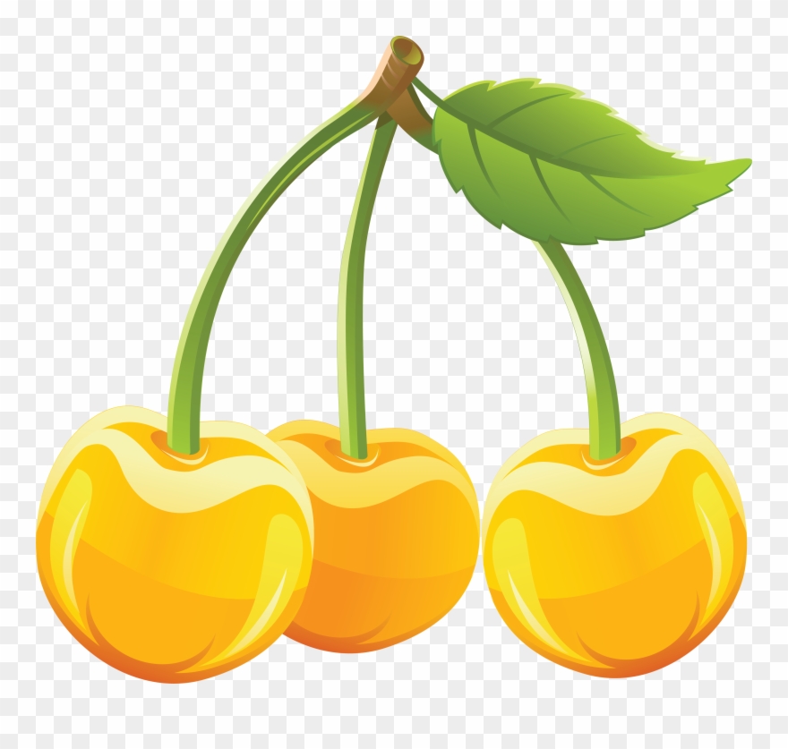 Cherry Png Image - Yellow Cherry Png Clipart