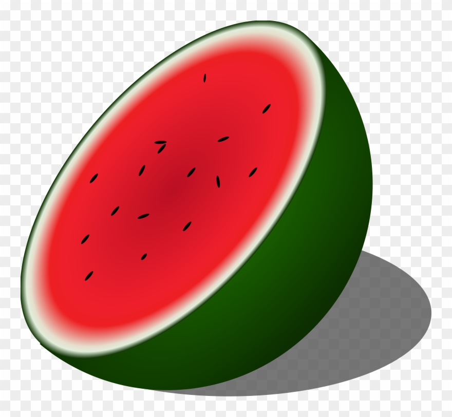 Half Desktop Backgrounds Clip Art Stock - Watermelon Clip Art - Png Download