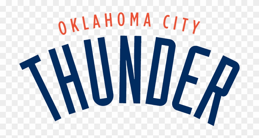 Oklahoma City Thunder Png Transparent Images - Oklahoma City Thunder Logo Png Clipart