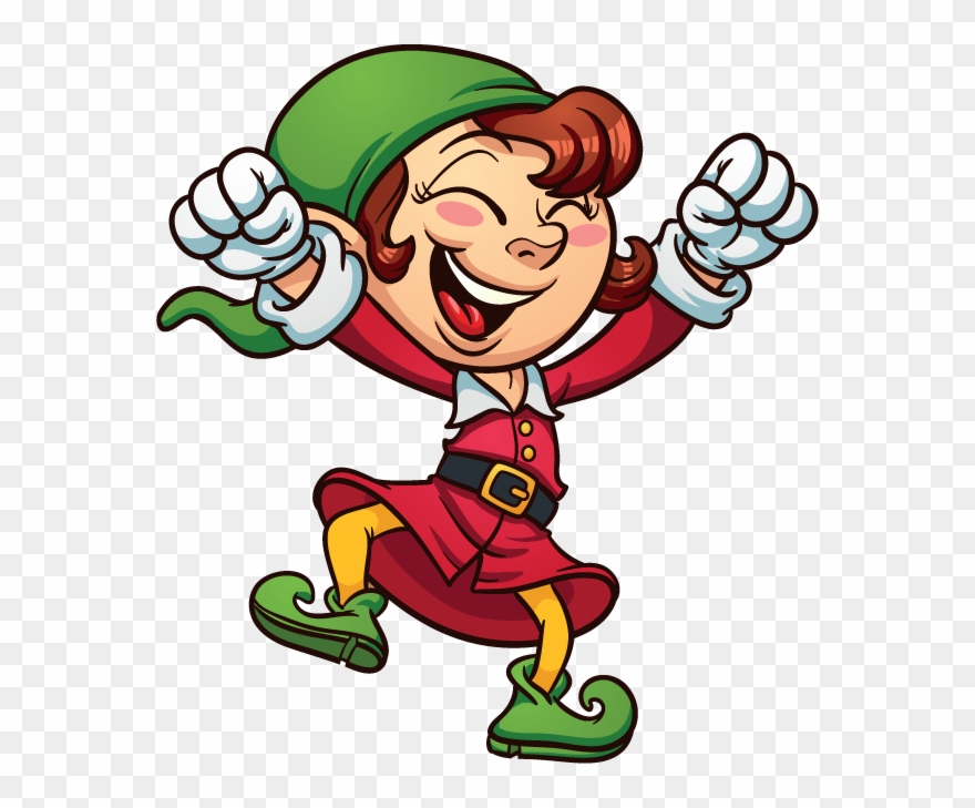 Crazy Elf Cliparts - Elf Png Transparent