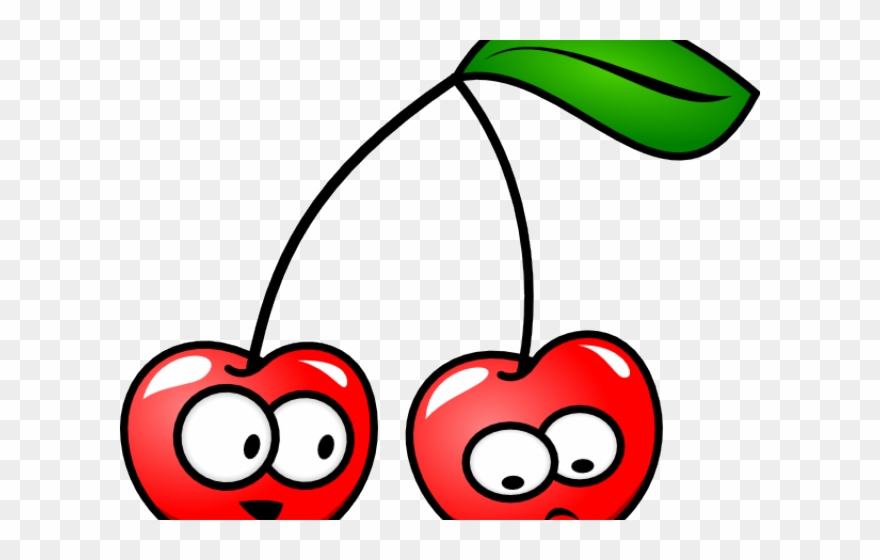 Cherry Clipart Cherrie - Cartoon Cherries With Faces - Png Download