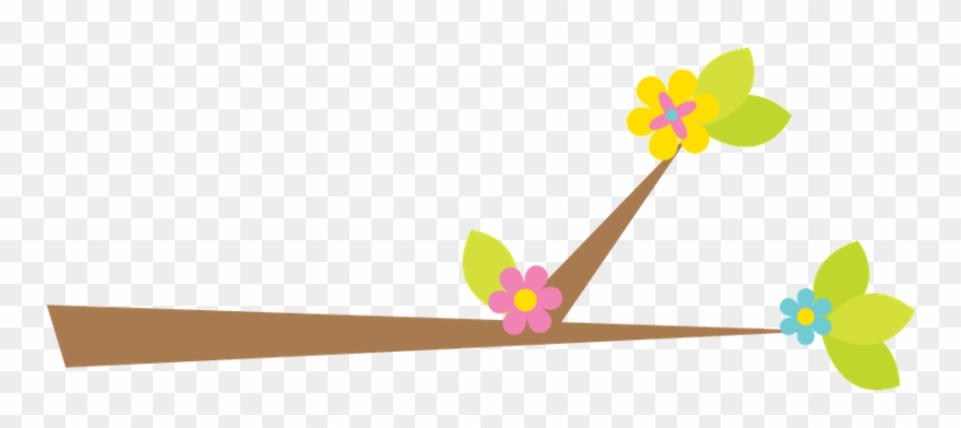 Minus Flower Clipart, Felt Flowers, Paper Flowers, - Galho Jardim Encantado Png Transparent Png