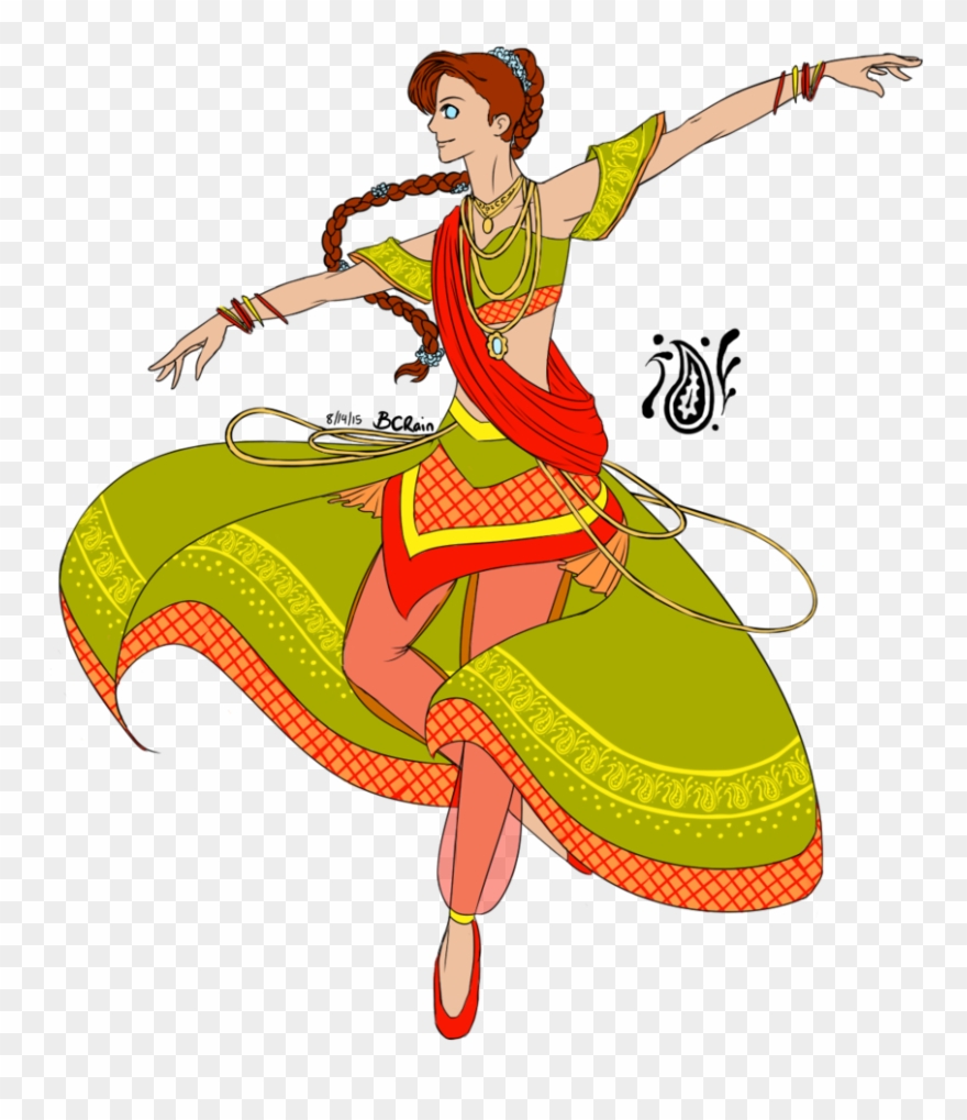 Clipart Gallery Hindu Wedding Dance - Indian Dance Cartoon Png Transparent Png