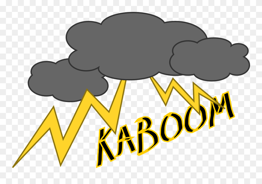 Oklahoma - Clipart - Lightning And Thunder Clipart - Png Download