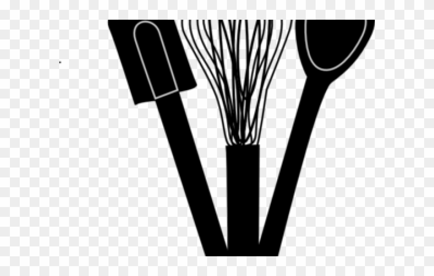 Image Baking Clipart - Whisk And Spatula Clipart - Png Download