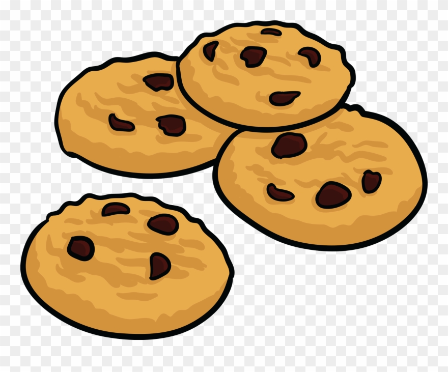Plate Of Cookies Clipart - Cookie Monster Cookies Cartoon - Png Download