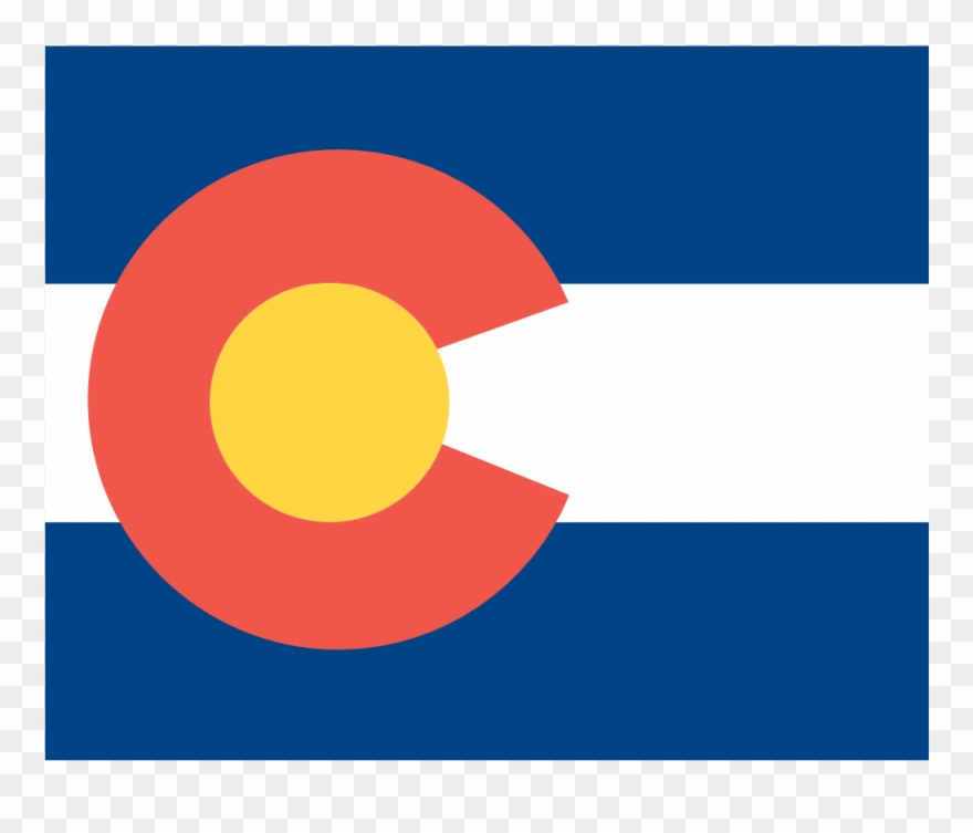 Colorado Flag Vector - Colorado State Flag Clipart